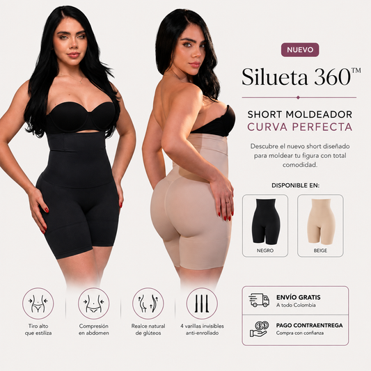 Silueta 360™️ Short moldeador curva perfeta