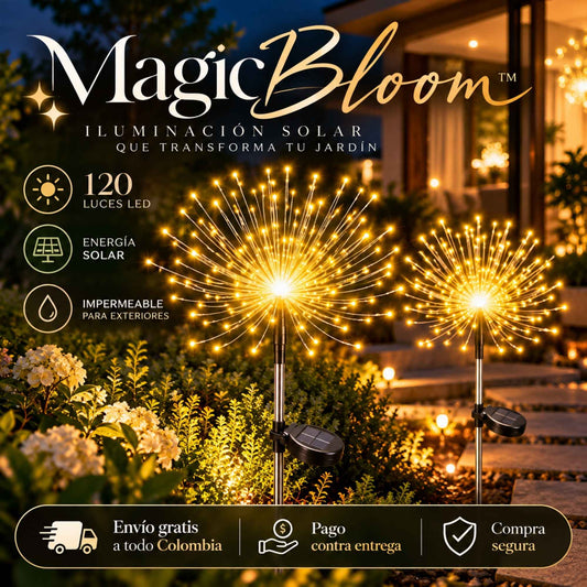 (PAGA 1 LLEVA 2) MagicBloom™ | Iluminación solar que transforma tu jardín