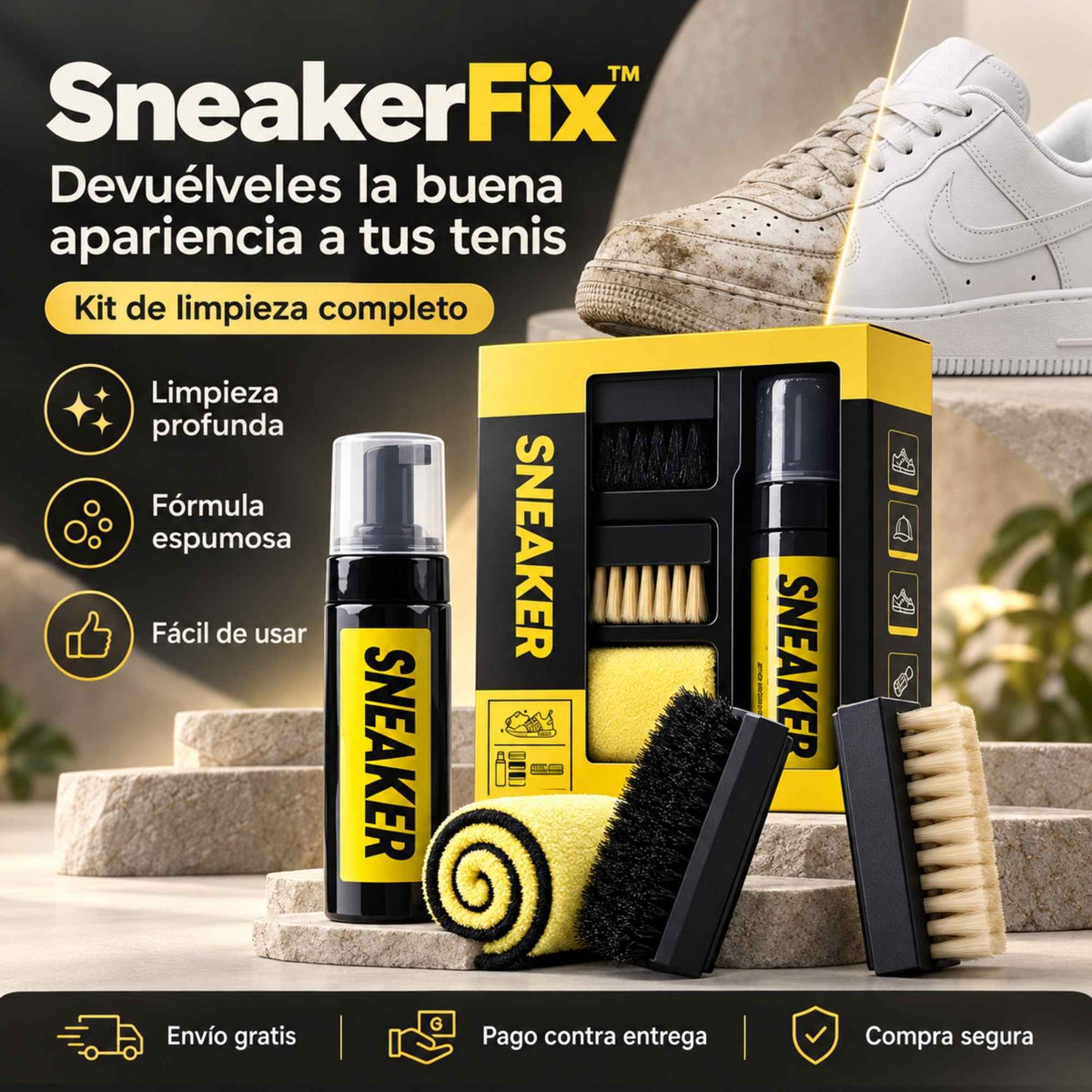 SneakerFix™ | El Kit Completo para el Cuidado de tus Tenis