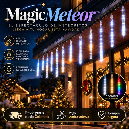 MagicMeteor™ | El espectáculo de meteoritos llega a tu hogar esta Navidad (3 M de largo x 50 cm alto)