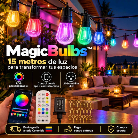 MagicBulbs™| 15 metros de luz para transformar tus espacios