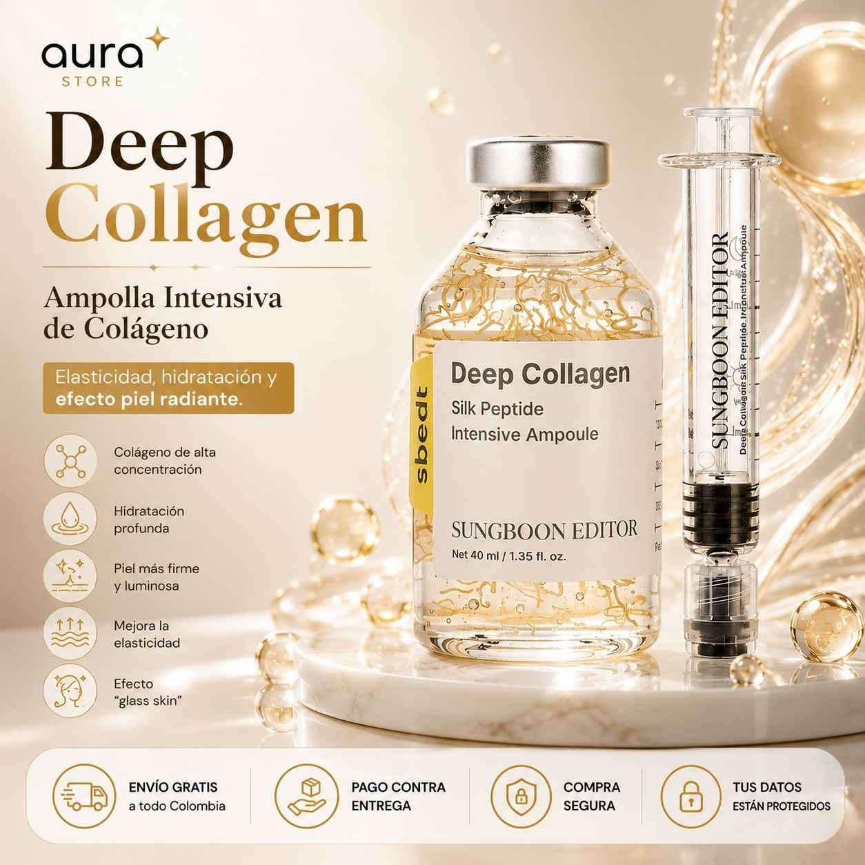 Deep Collagen: El secreto coreano para una piel de porcelana.
