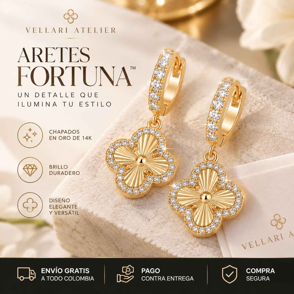 Vellari Atelier | Aretes Fortuna™