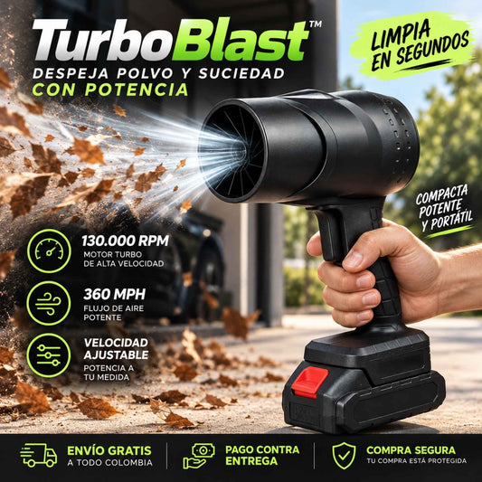 TurboBlast™ | Potencia de aire para limpiar en segundos