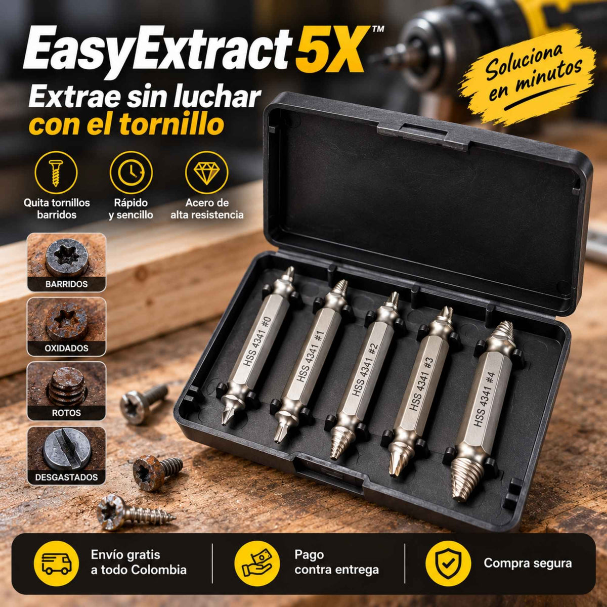 EasyExtract 5X | Extrae sin luchar con el tornillo