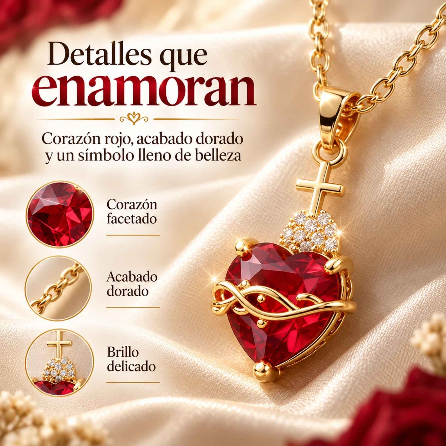 Collar Sagrado Corazón ™ | Una joya inspirada en una devoción que permanece