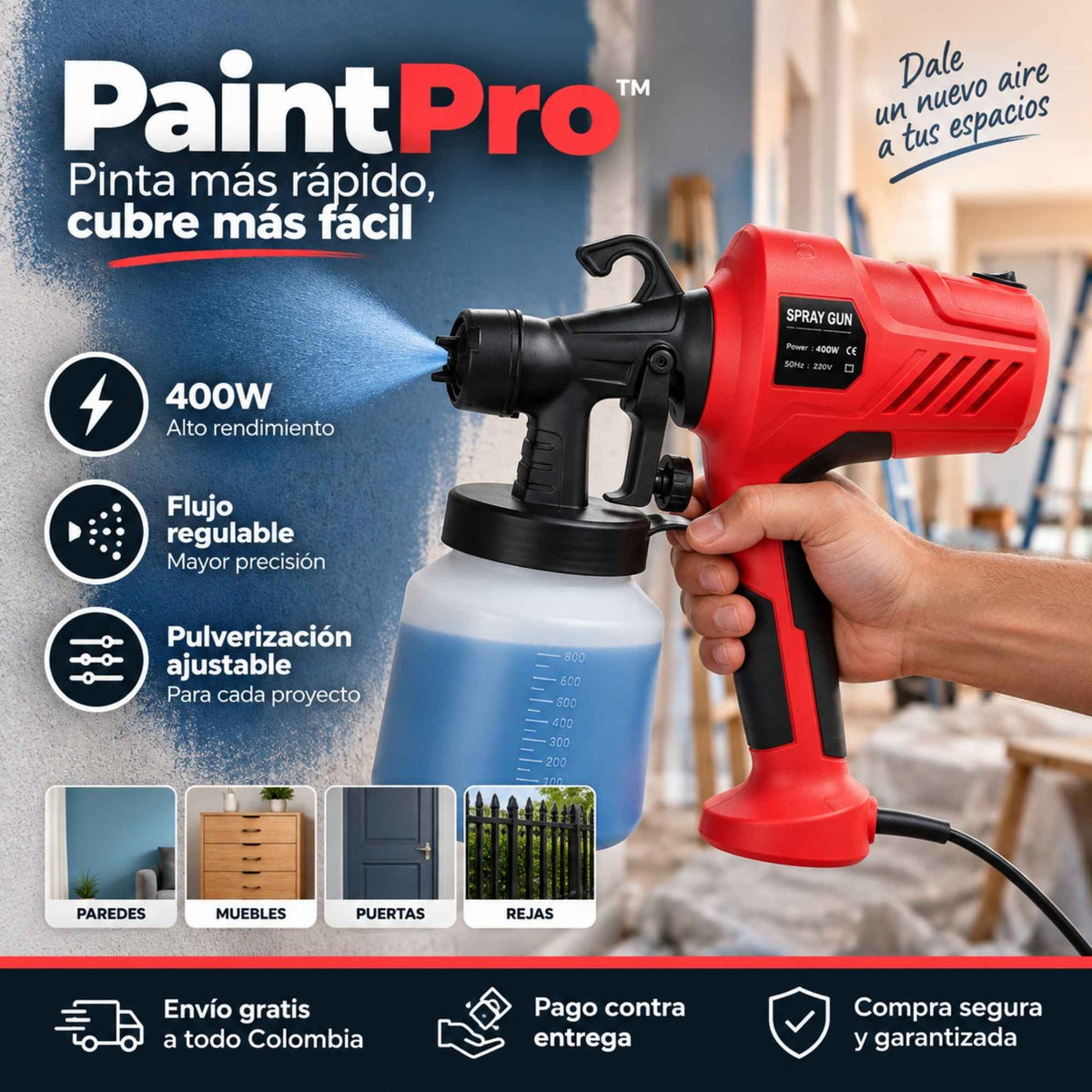 PaintPro™ | Pinta más rápido, cubre más fácil