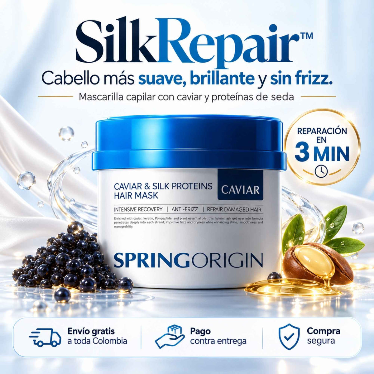 SilkRepair™ | Cabello más suave, brillante y sin frizz