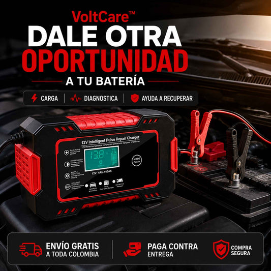 VoltCare™ 12V: Carga y Revive Tu Batería