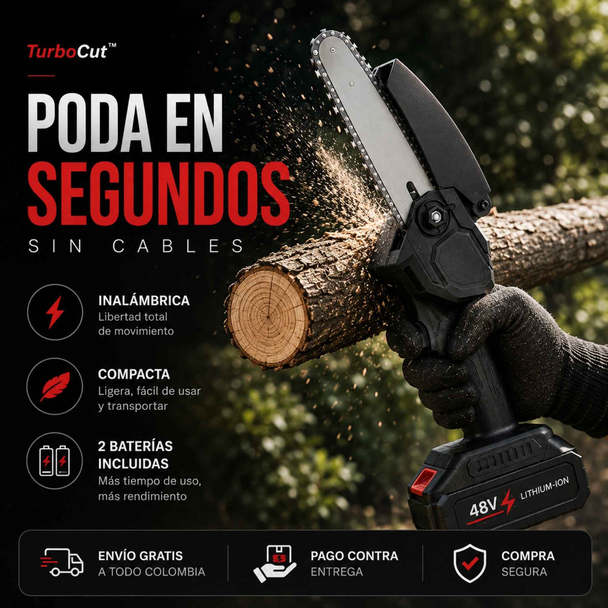 TurboCut™ | La Minisierra Portátil de Corte Profesional para el Hogar