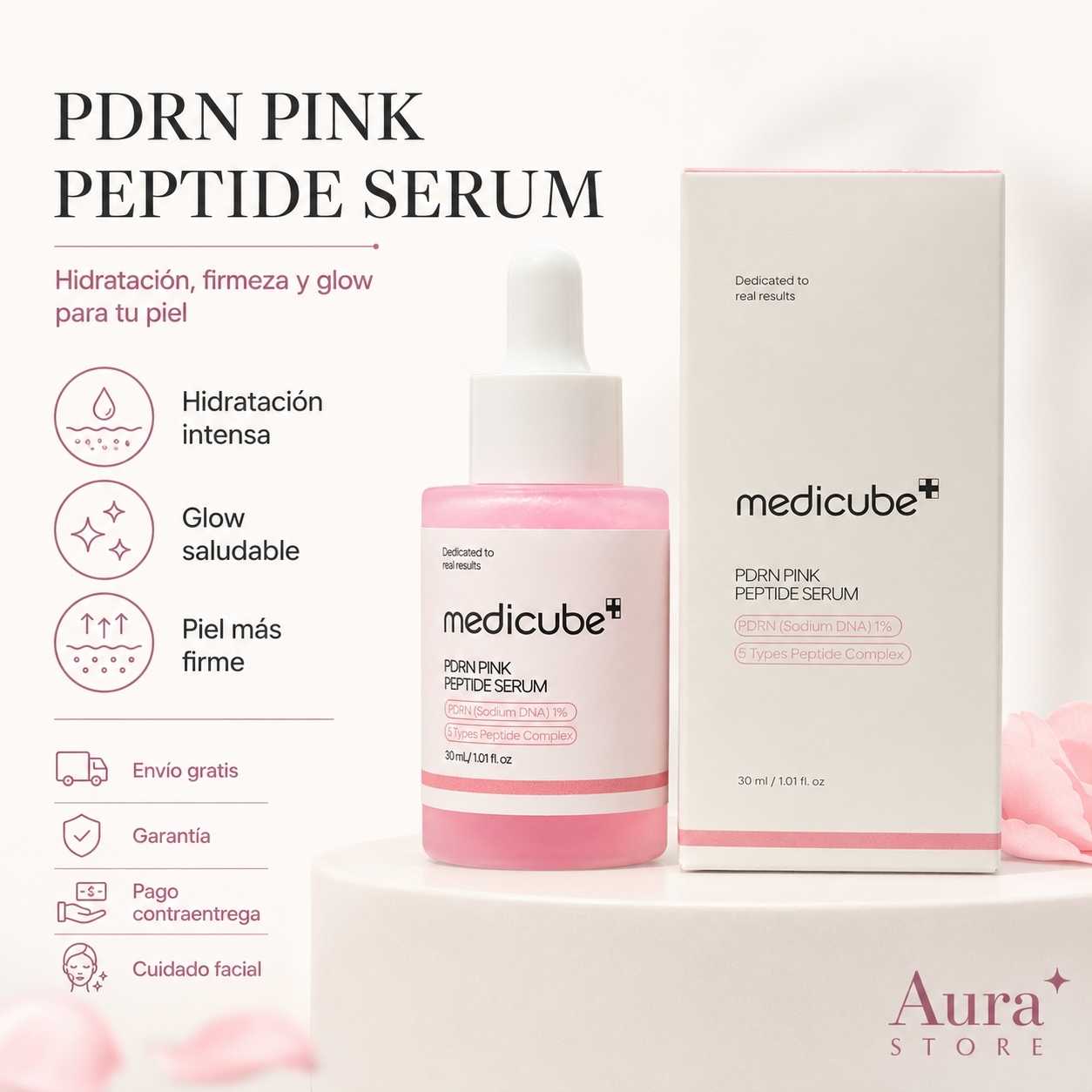 Medicube Pink PDRN de Salmon: Regeneración Celular Avanzada para tu Piel