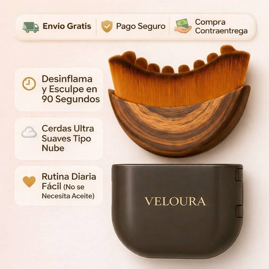 Veloura™ Cepillo Facial Linfático