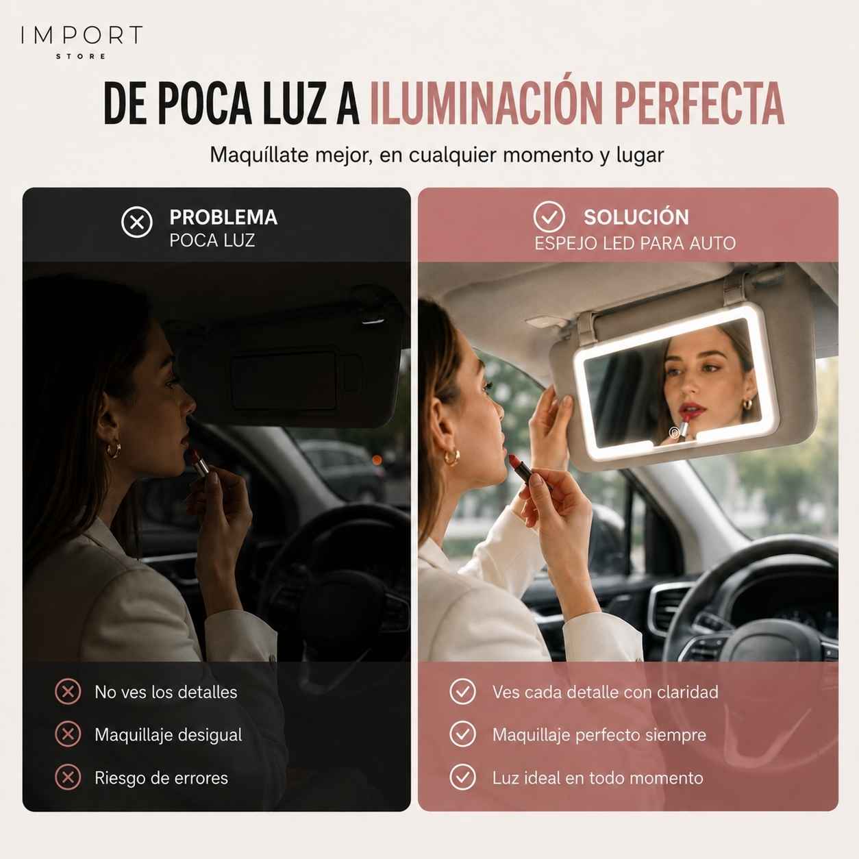 Luz Perfecta en Cualquier Momento | Espejo LED Vanity Pro